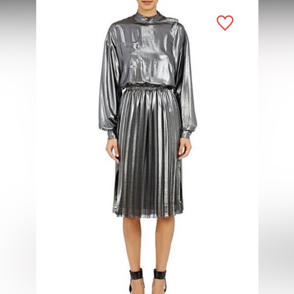 Isabel Marant Metallic Cocktail Dress - Picture 4 of 11